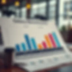 Chart illustrating salary benchmarks across various industries