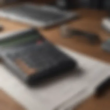 Calculator and financial documents on a desk symbolizing investment decisions