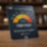 Visual representation of credit score categories