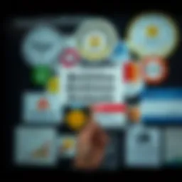 A collage of business analyst certifications