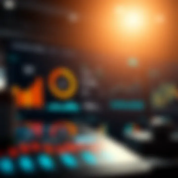 Dashboard showcasing key metrics