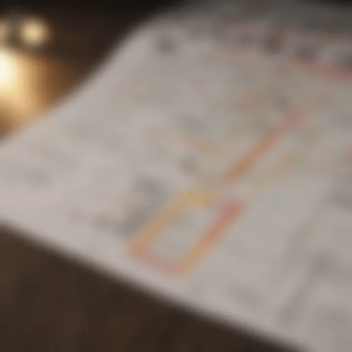 A calendar marking the mortgage payment timeline