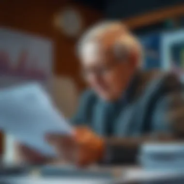 Warren Buffett analyzing data